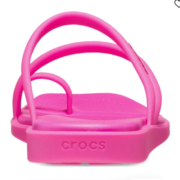 Crocs woman’s Miami toe loop sandal (pink crush) size 8 - Picture 6 of 6
